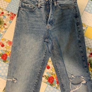 Old nave O.G straight high rise jeans with secret slim pockets size 8